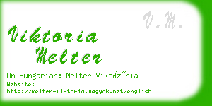 viktoria melter business card